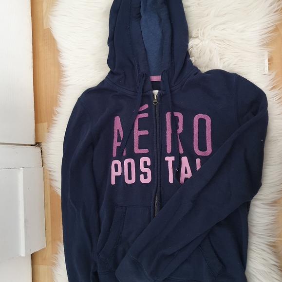 Aéropostale zip up hoodie sweater - Picture 5 of 5